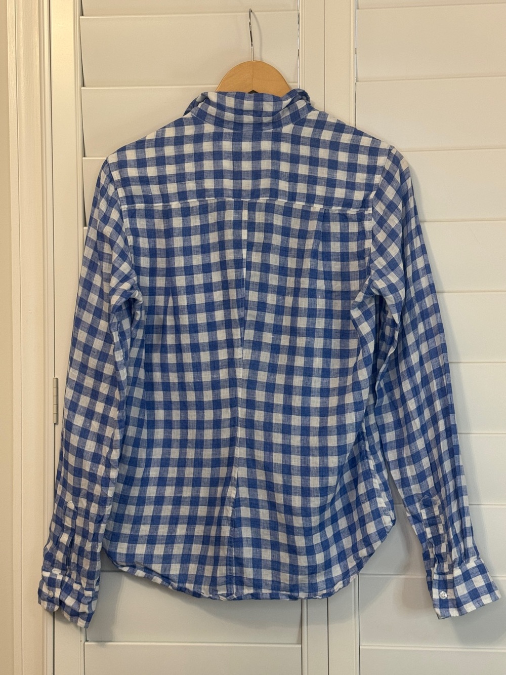 Frank & Eileen Barry linen Tailored Button-Up Shirt Size Medium - Picture 3 of 5